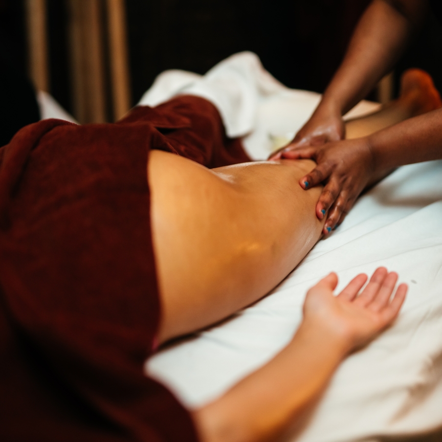Luxury aromatherapy massage